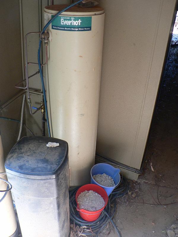 P1010137.JPG - Water softener, heater, and limestone.